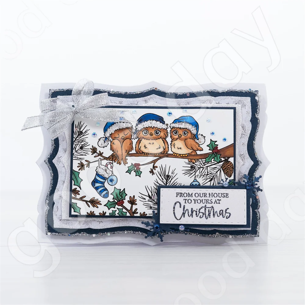 New Christmas Elk Snowflake Wr - Clear Silicone Stamps For Card Making ulasan dan harga