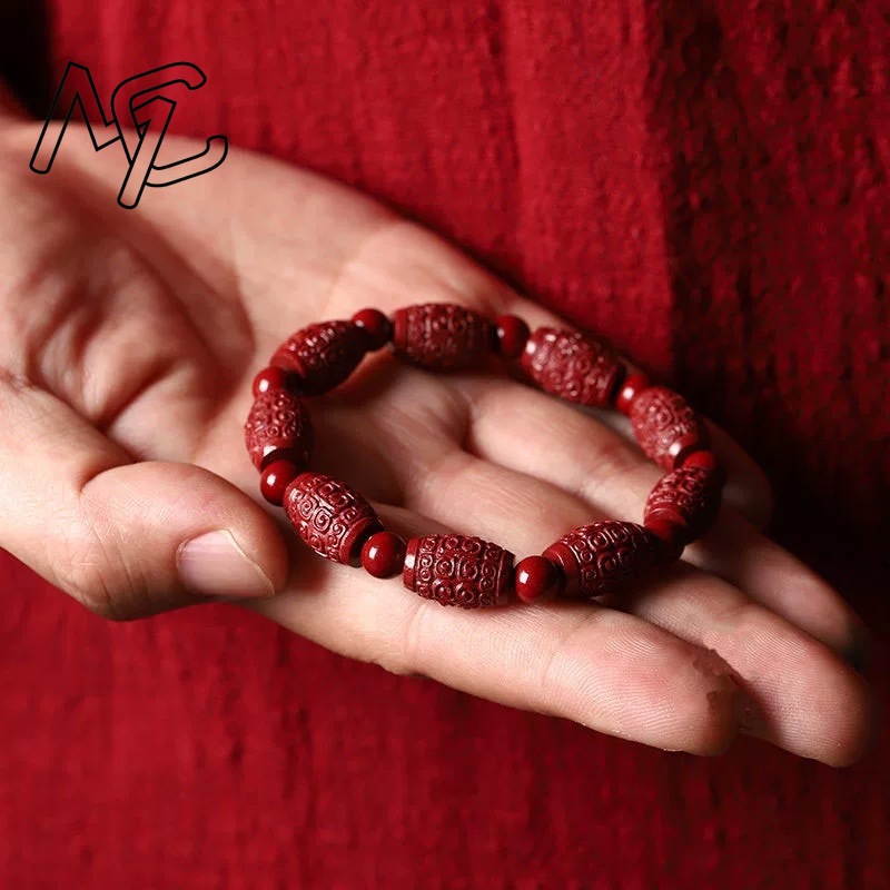 Women's Red Cinnabar Circular  - Beading ulasan dan harga