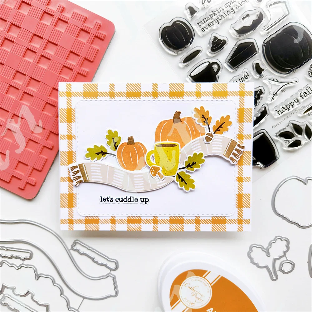 Flannel Background Stamp New M - Clear Silicone Stamps For Card Making ulasan dan harga