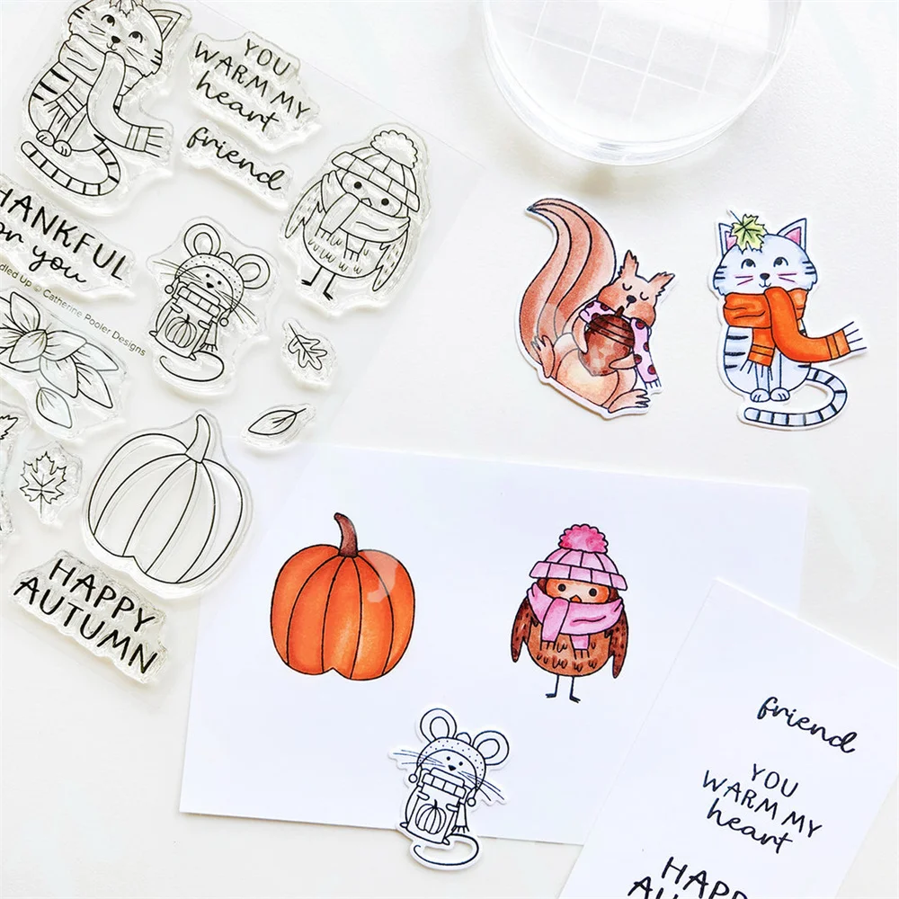Flannel Background Stamp New M - Clear Silicone Stamps For Card Making ulasan dan harga