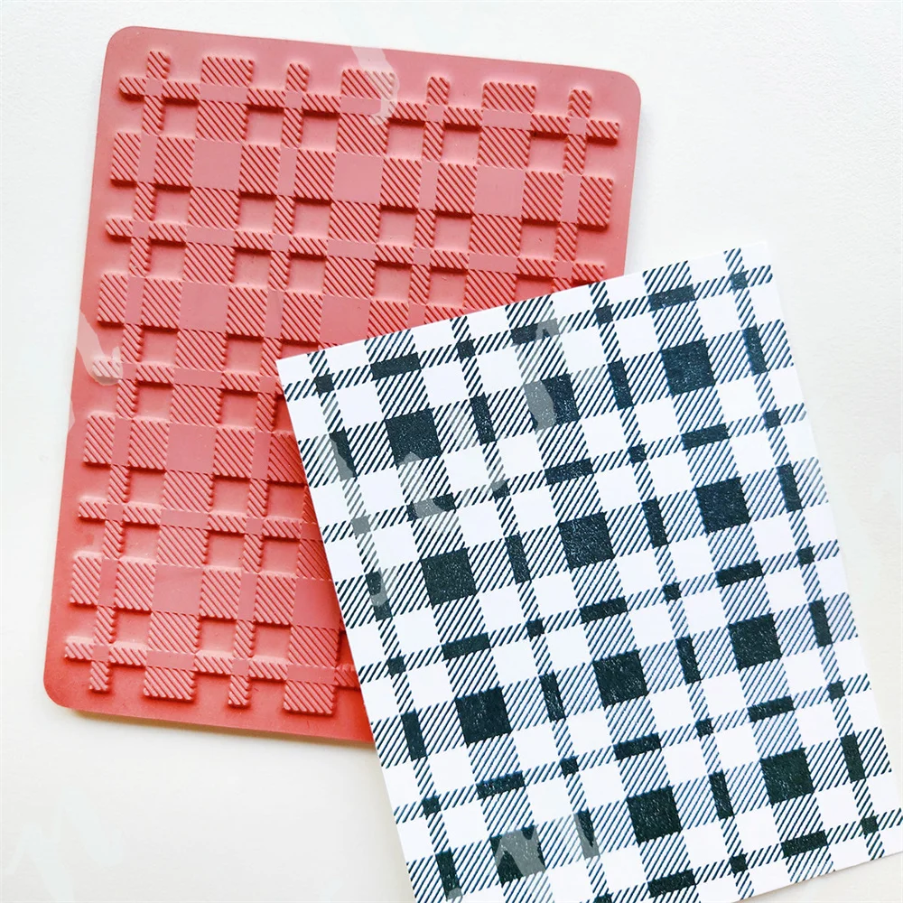 Flannel Background Stamp New M - Clear Silicone Stamps For Card Making ulasan dan harga