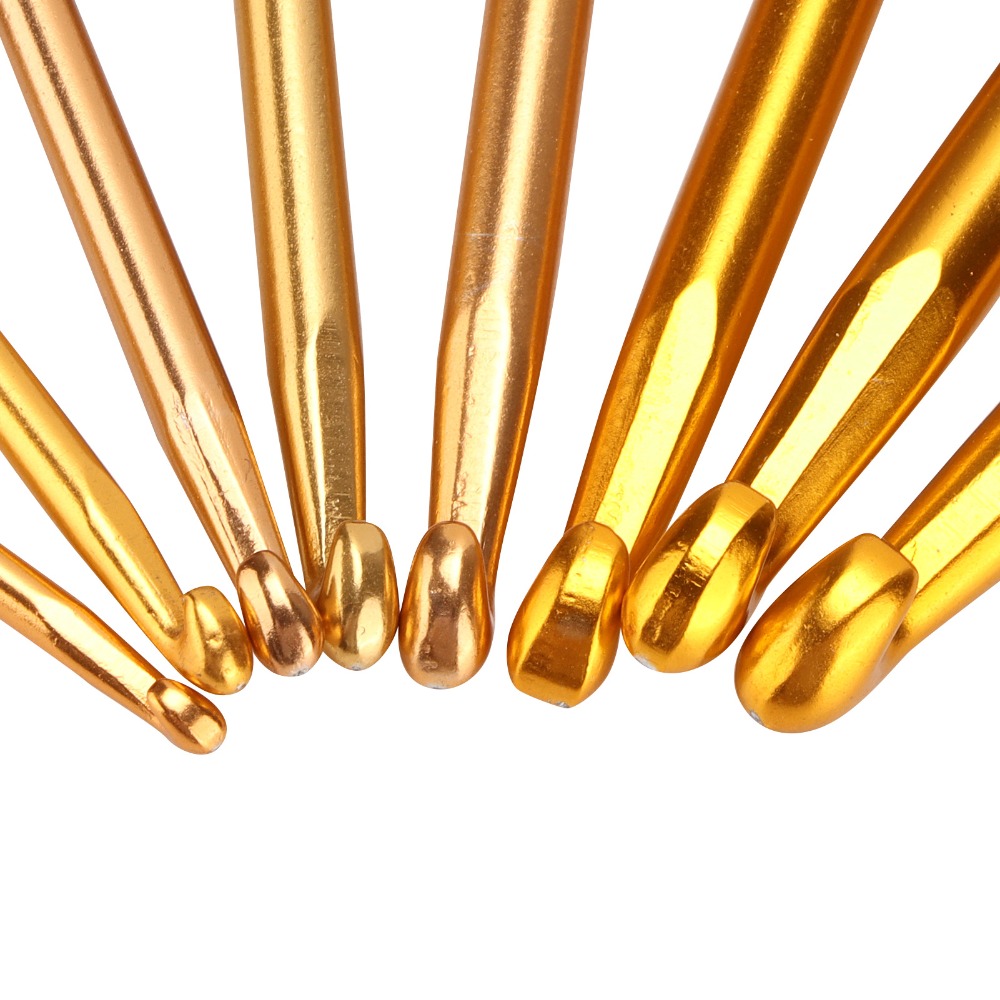 8pcs 2.5-6mm Sizes Crochet Hoo - Wooden Crochet Hooks Ergonomic Handle ulasan dan harga