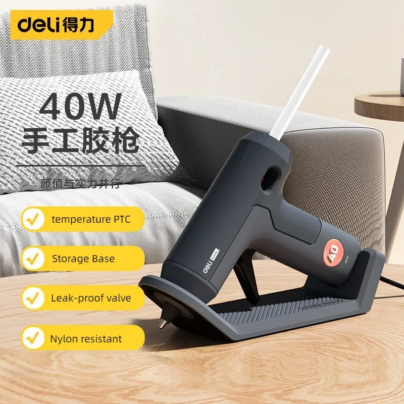 Deli 40W Hot Melt Glue Gun Wit - Hot Melt Glue Gun Cordless ulasan dan harga