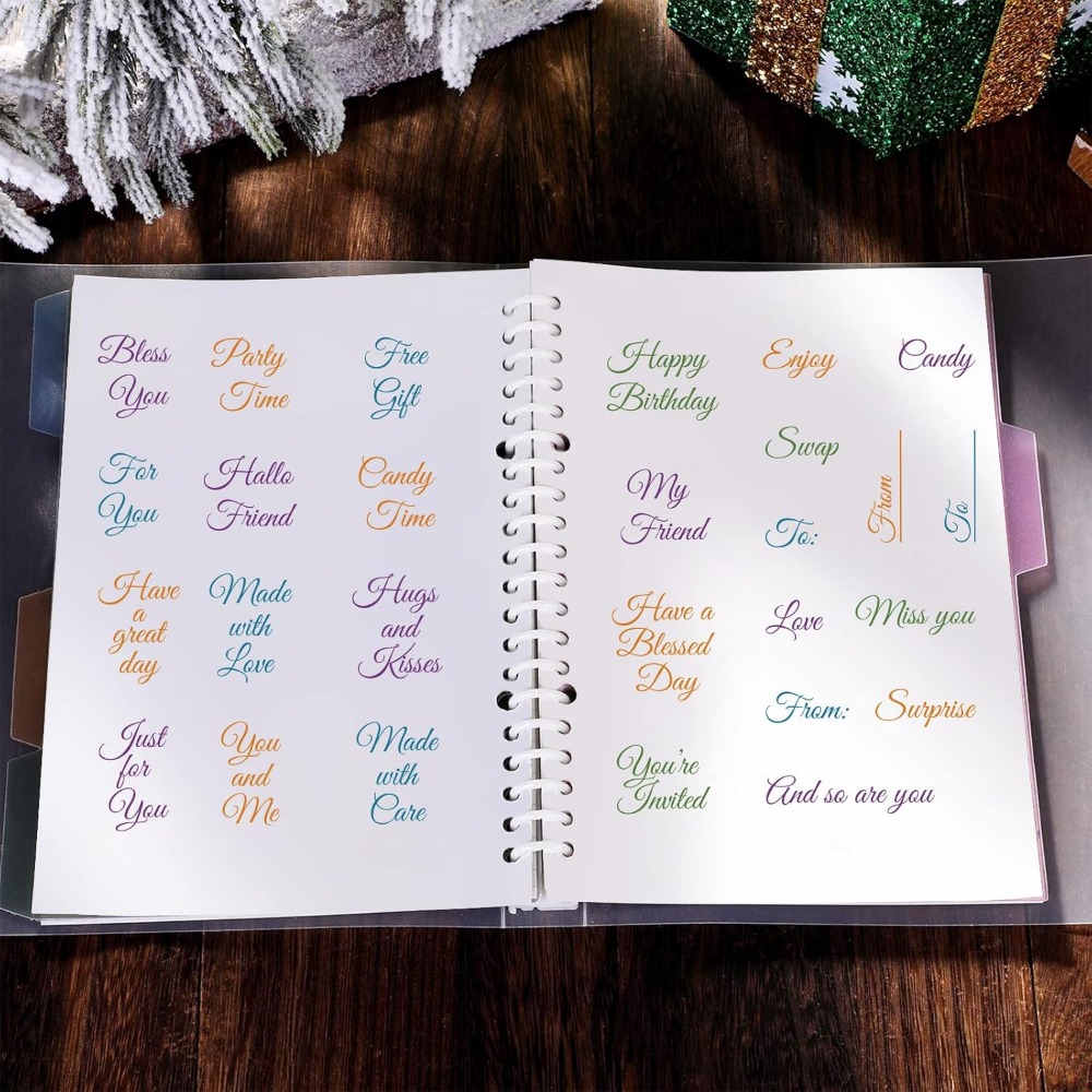 1PC Gift Tag Words Silicone Cl - Clear Silicone Stamps For Card Making ulasan dan harga