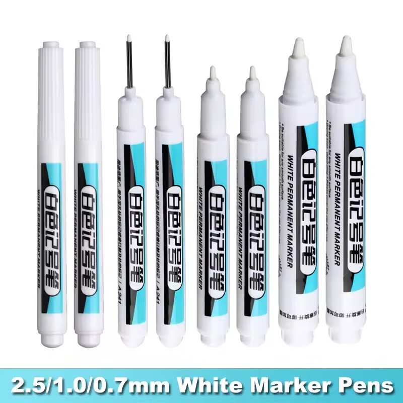 0.7/1.0/2.5MM White Permanent  - Painting Supplies ulasan dan harga