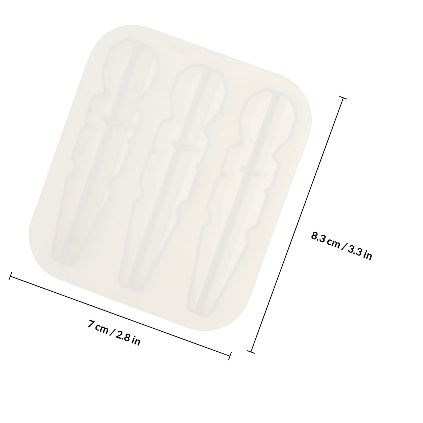 3pcs Silicone Photo Clip Molds - Silicone Epoxy Resin Molds Set ulasan dan harga