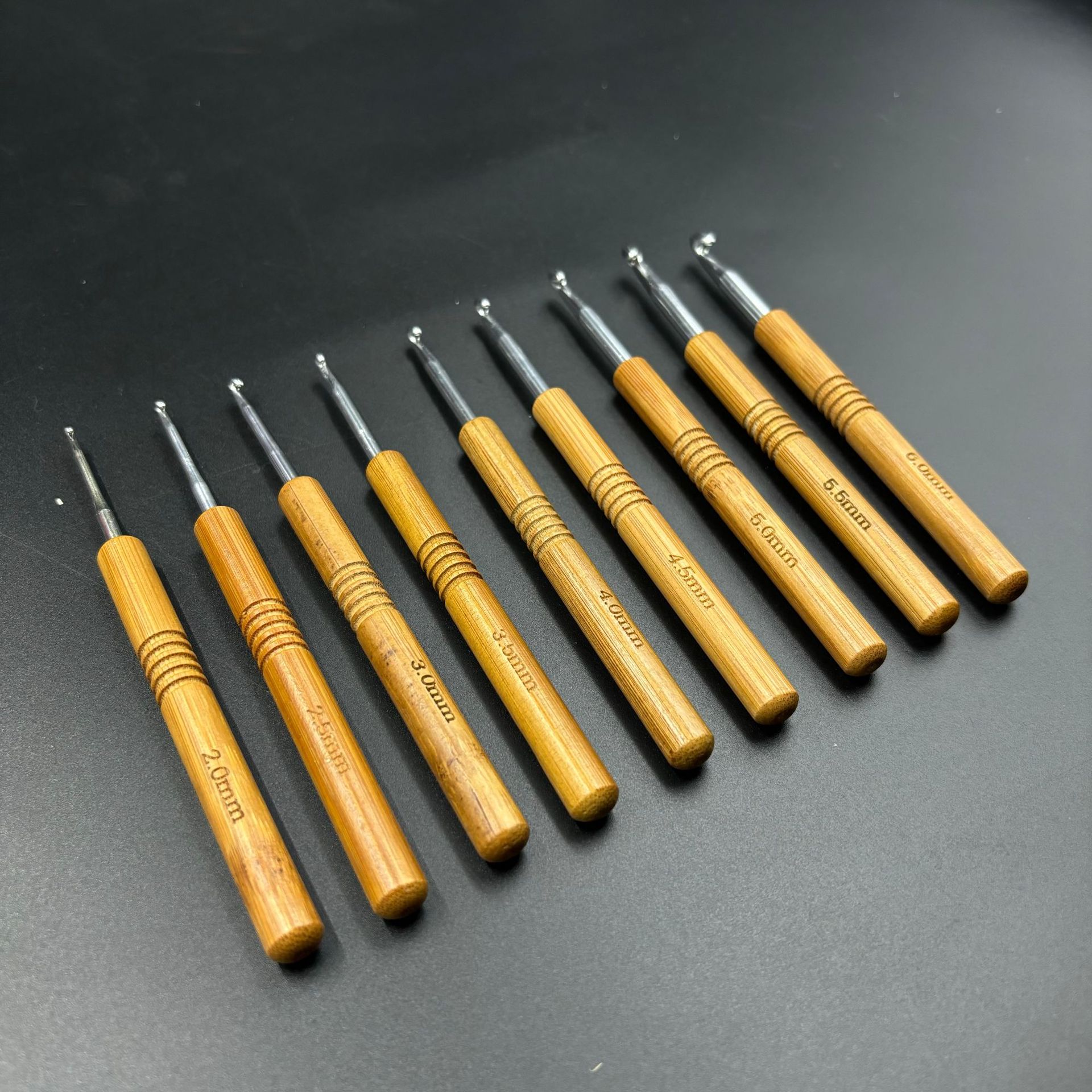 1pc Bamboo Wooden Handle Croch - Wooden Crochet Hooks Ergonomic Handle ulasan dan harga